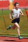 Jamie Reed (Chester le Street) on his way to winning the under-13s 800 metres at the North Eastern Champs, Gateshead.